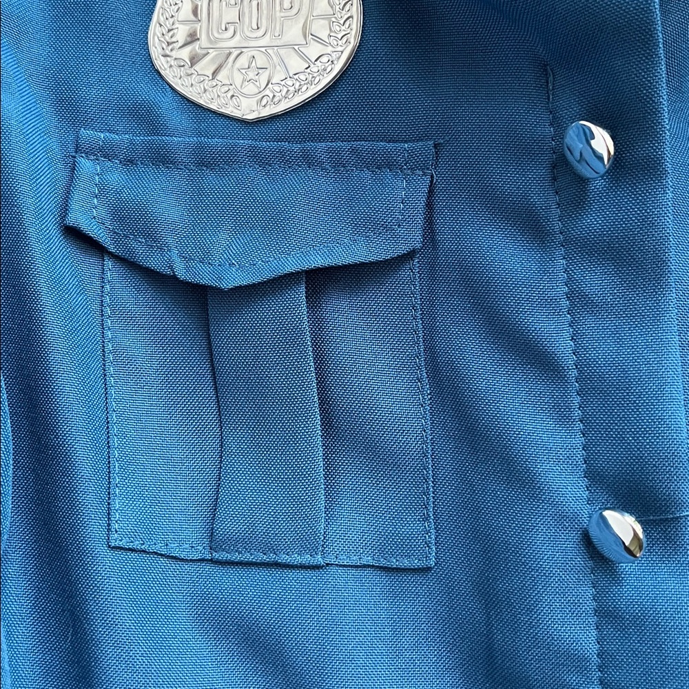 Cop Costume Policewoman Halloween Costume Dress Size XL - Picture 3 of 8